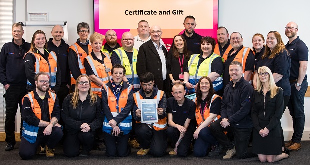 Council recognises logistics firm as an outstanding employer for supporting young people with SEND