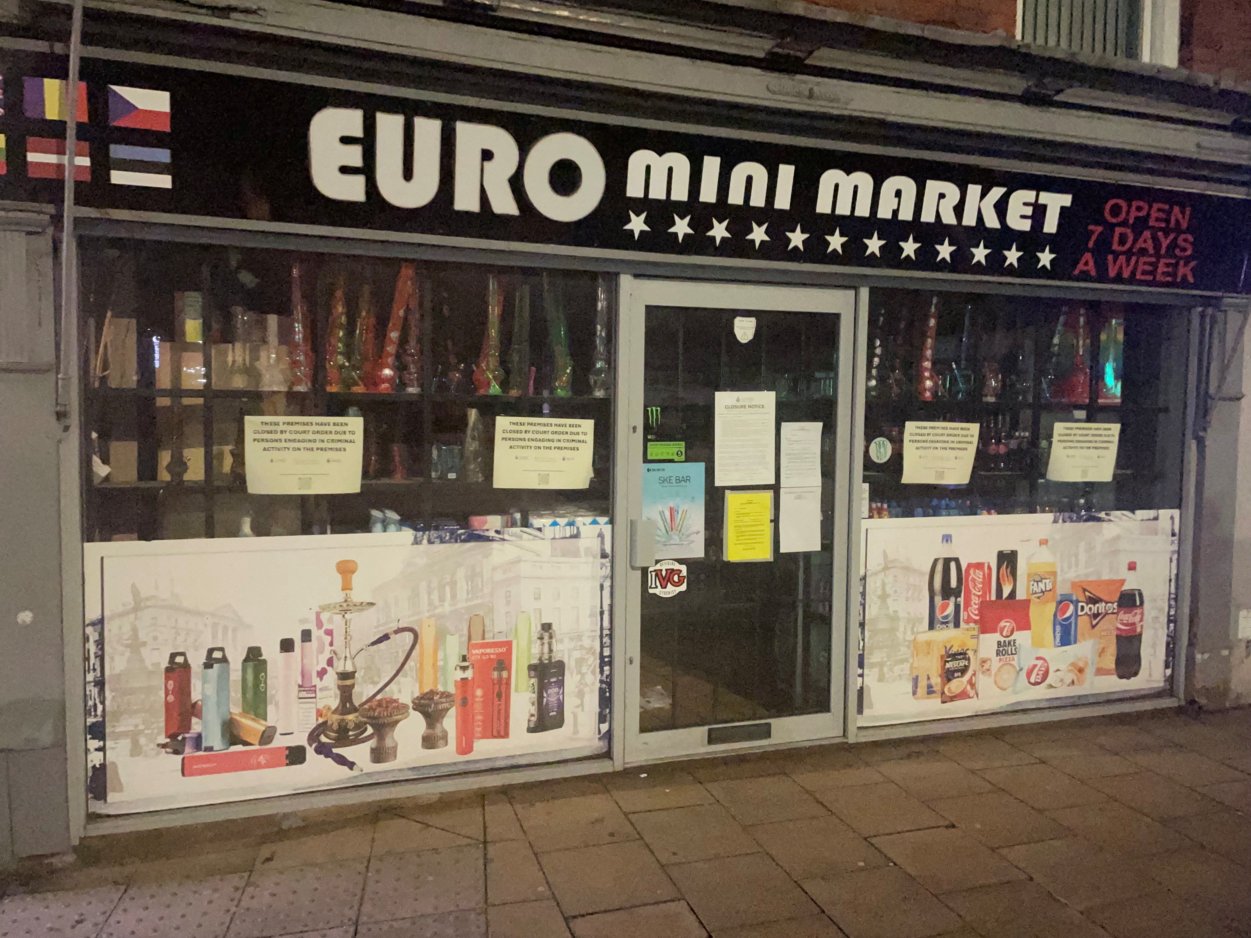 Shop caught selling illegal vapes and cigarettes to remain closed for three  months