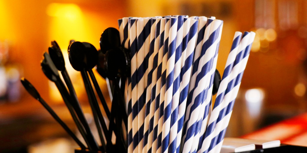 straws and holders