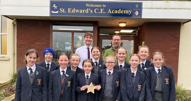 Staffordshire school wins regional award for active travel