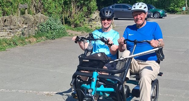 Inclusive cycling scheme helps resident regain his confidence