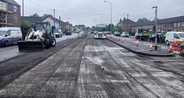 £1.5m Tamworth highways scheme makes good progress