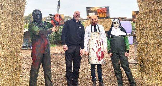 Pick pumpkins and dare to enter Caverswall's scare maze this Halloween