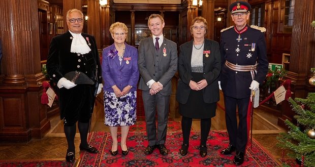 British Empire Medals awarded to Staffordshire residents
