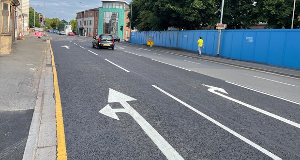 Works to resurface Guild Street in Burton complete