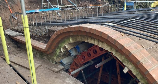 Bridge strengthening work makes good progress in South Staffordshire