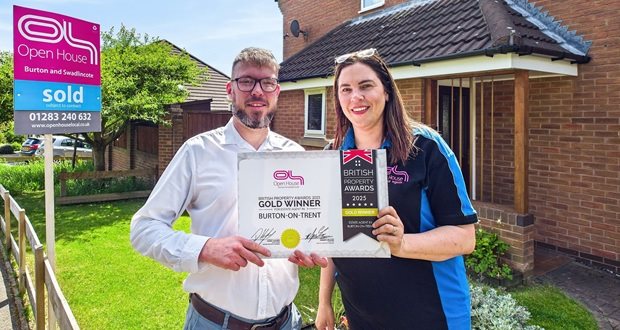 Enterprise centre-based Burton estate agents take home gold