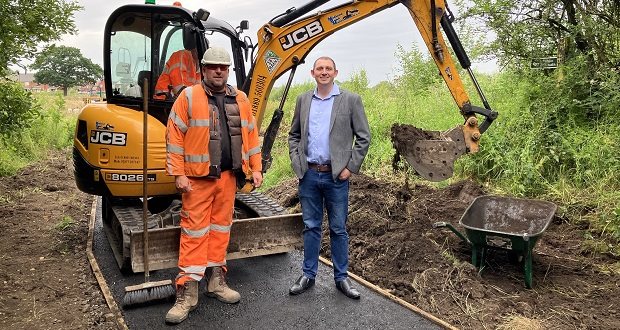Improvements to popular public footpath underway