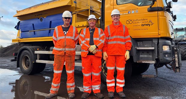 Gritting crews roll out for first time this season