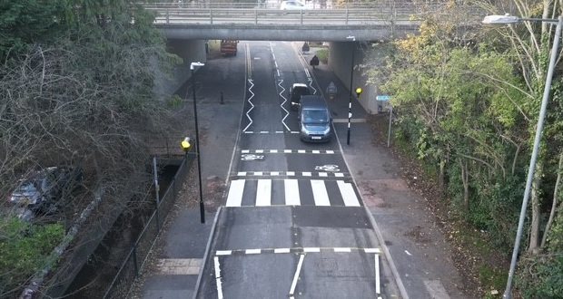 Road repairs and new crossing complete on main Burton route