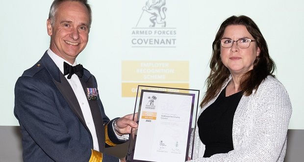 Staffordshire organisations recognised for supporting armed forces community
