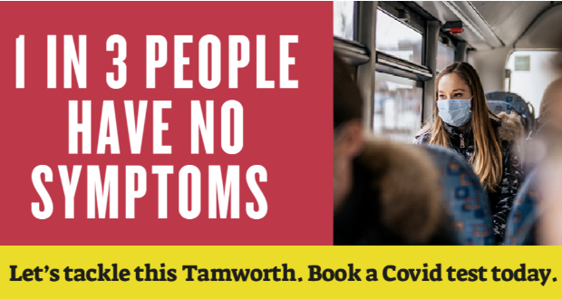 Residents urged to help tackle Tamworth's Covid rise