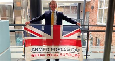 Alan White Armed Forces Flag NR