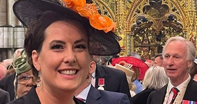 Coronation - Lianne Al-Khaldi at Westminster Abbey 2 cropped