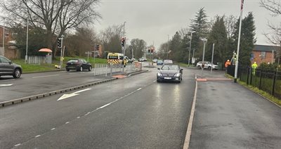Lichfield Eastern Avenue lights junction