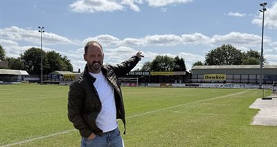 Stafford Rangers floodlights Ben Alcock