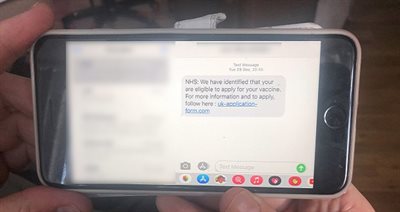 Vaccine text scam Newsroom