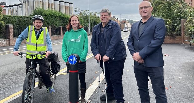 Burton cycleway completion supports town centre regeneration