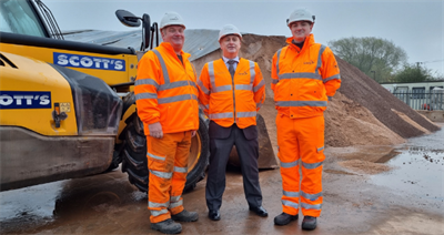 David Williams and the gritting team nr