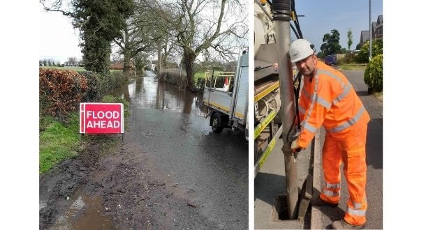 £2.5m invested into improving drainage and flood prevention across Staffordshire
