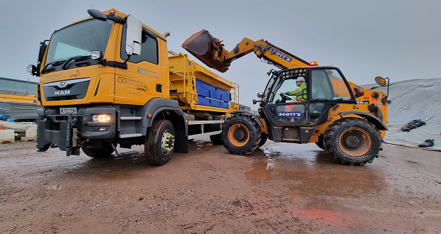 Gritters in action as winter officially gets under way