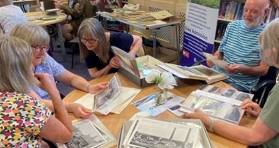 History Hunters group Cannock Library Newsroom