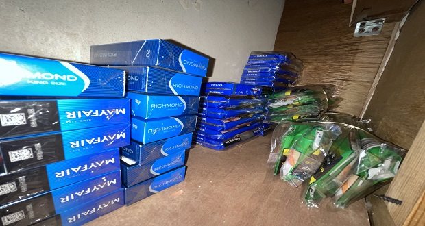 Illegal tobacco seized in East Staffordshire