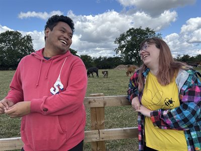 (L-R) Learners Melchizedek Canlas and Lizzie Melson 2