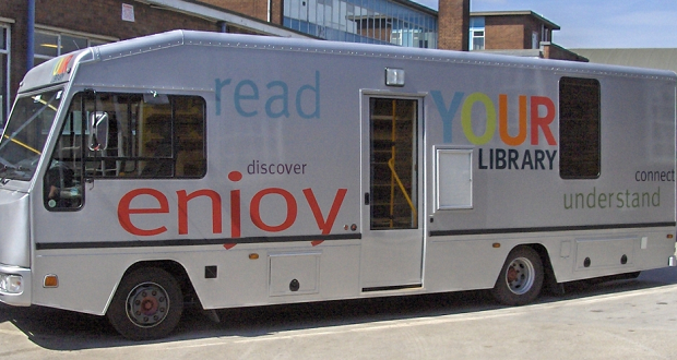 Staffordshire's mobile book service is back on the road