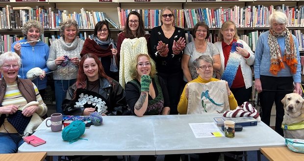 How a Staffordshire Library crochet club saved a woman's life