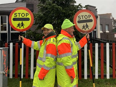 School Crossing Patrols David Taylor and Shakiya Wheeler (2)