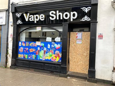 vape shop closed