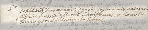 Baptism of Laurence Ashley 1668