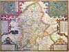 John Speeds Map of Staffordshire