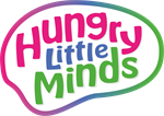 Hungry Little Minds colour logo. PNG