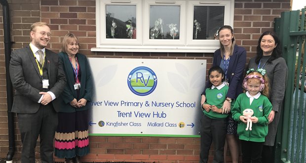 Image for Pupils celebrate opening of their new classrooms