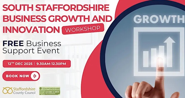 Image for Small businesses can discover how to unlock growth through innovation at event in South Staffordshire