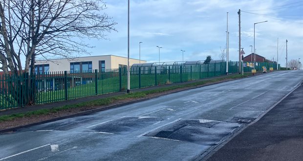 Image for Road scheme set to improve safety outside Staffordshire high school