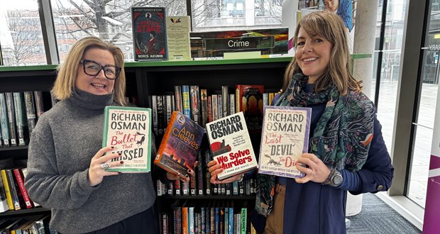 Image for Richard Osman remains top read at Staffordshire libraries