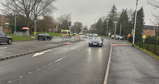 Image for Major junction works in Lichfield completed