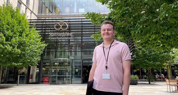 Luke lands ideal job thanks to council work experience programme