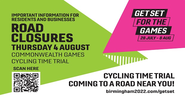 Residents and businesses get set for Birmingham 2022 cycling event