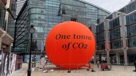 Earth Day 2022 - Giant Carbon Bubble Display
