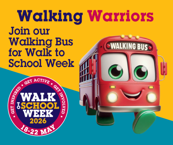 Walk to school walking bus