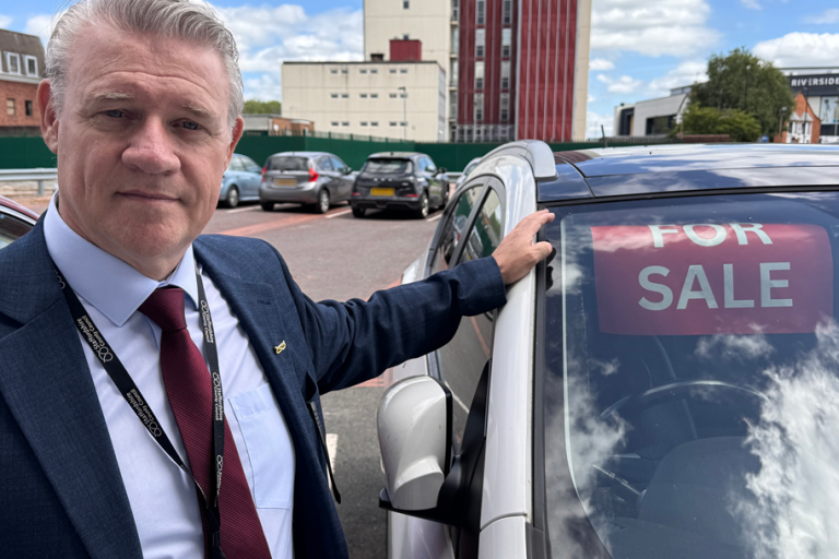 Anthony Screen with car June 2025