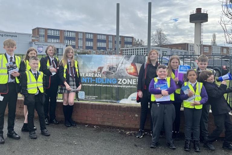 Children from Kidsgrove Primary Academy and Kidsgrove Secondary school NR