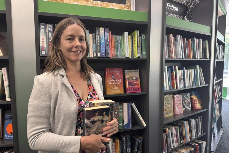 Hayley Coles inside library summer reads June 2025 (2)