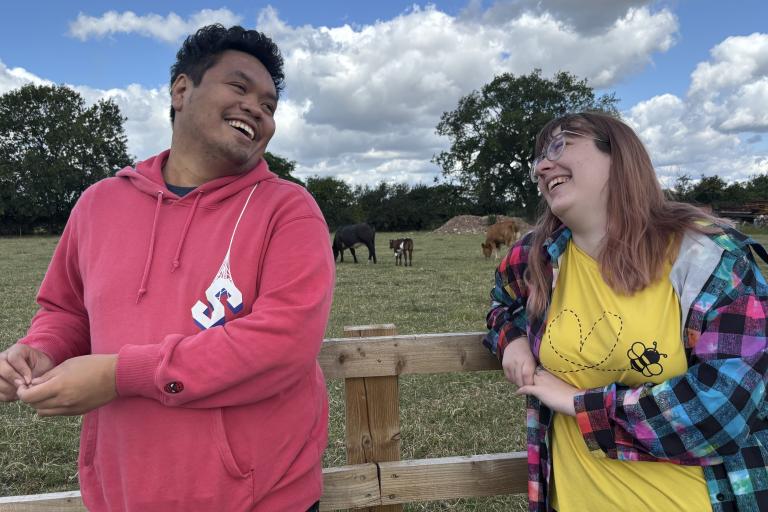 (L-R) Learners Melchizedek Canlas and Lizzie Melson 2