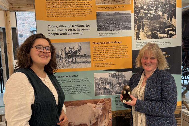 SHC employees at Beneath our Feet exhibition July 2025