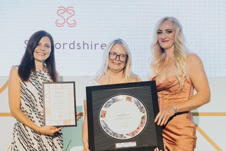 Staffordshire Ambassador of the Year Joanne Wilson